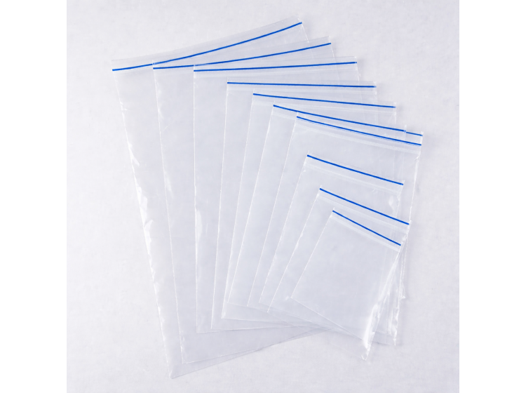 Мешок ПВД с защелкой zip lock (гриппер) 6*8 см (толщина стандартная) 28-35 мкм (100 шт/уп)